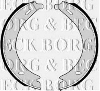 BORG & BECK bbs6257 -  Комплект тормозных колодок, стояночная тормозная система
